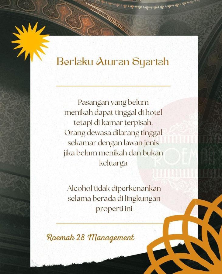 Roemah 28 Syariah Hotel Medan Exterior foto